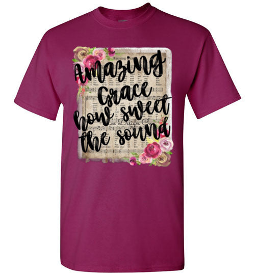 Amazing Grace Christian Tee Shirt Top T-Shirt