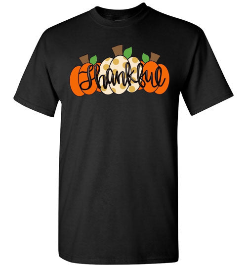 Thankful Pumpkins Graphic Tee Shirt Top