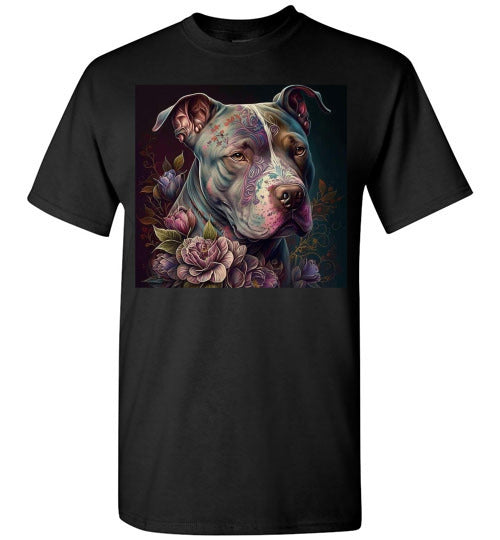 Pit Bull Dog Graphic Tee Shirt Top T-Shirt