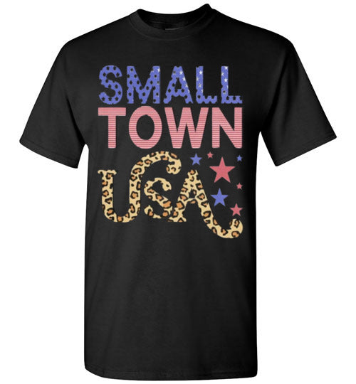 Small Town USA Tee Americana  Patriotic Shirt Top T-Shirt