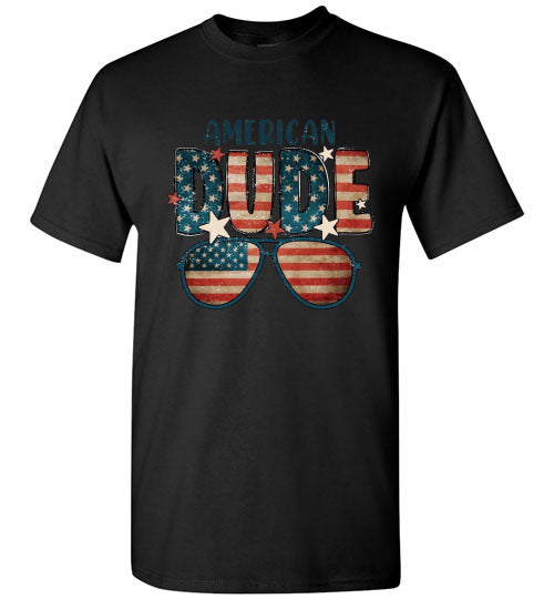 American Dude Patriotic American Tee Shirt Top 32895