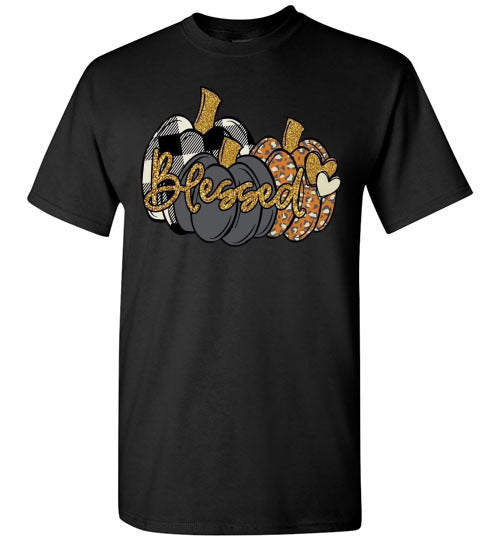 Blessed Fall Pumpkin Tee Shirt Top T-Shirt