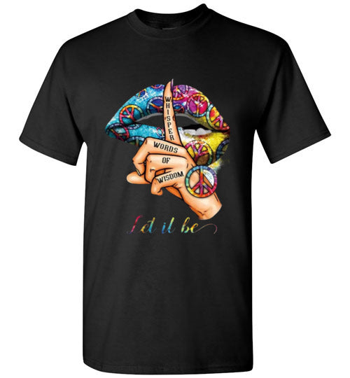 Let It Be Peace Hippie Tee Shirt Top T-Shirt