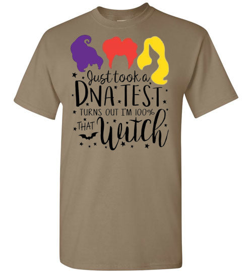 Hocus Pocus Dna Test Witch Tee Shirt Top T-Shirt