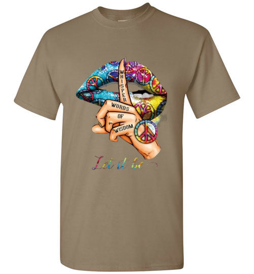 Let It Be Peace Hippie Tee Shirt Top T-Shirt