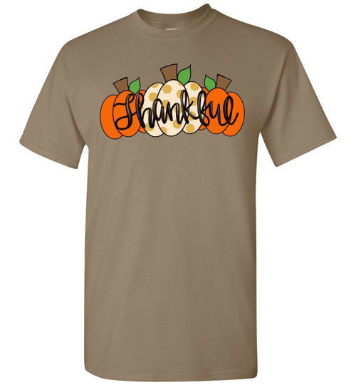 Thankful Pumpkins Graphic Tee Shirt Top
