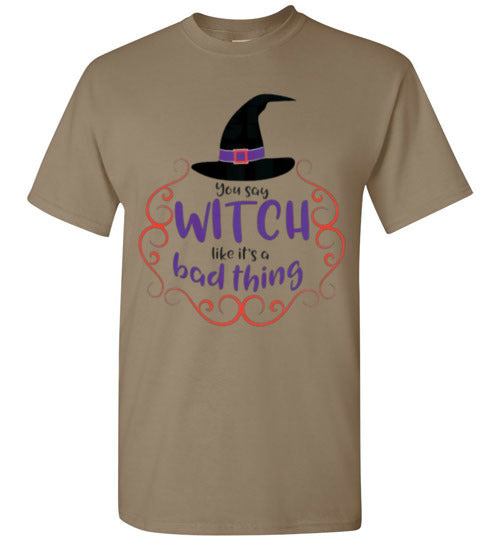 Bad Thing Witch Fall Halloween Tee Shirt Top T-shirt