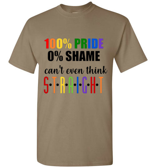 100% Pride Tee Shirt Top T-Shirt