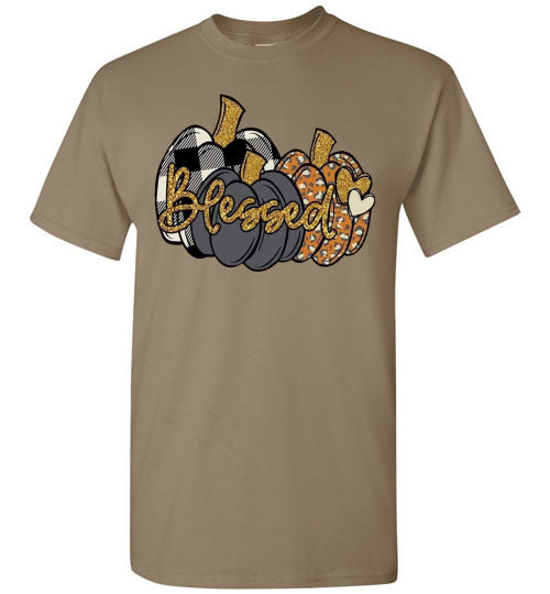 Blessed Fall Pumpkin Tee Shirt Top T-Shirt