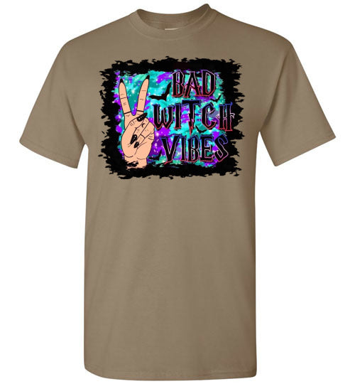 Bad Witch Vibes Halloween Tee Shirt Top T-Shirt