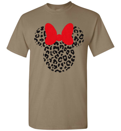 Leopard Mouse Tee Shirt Top