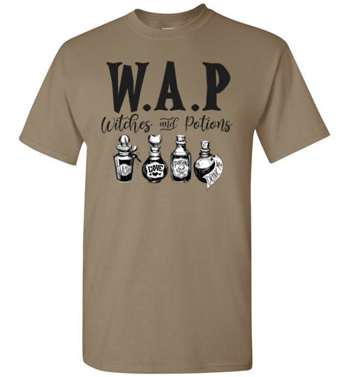 W.A.P. Witches and Potions Halloween Tee Shirt Top T-Shirt WAP