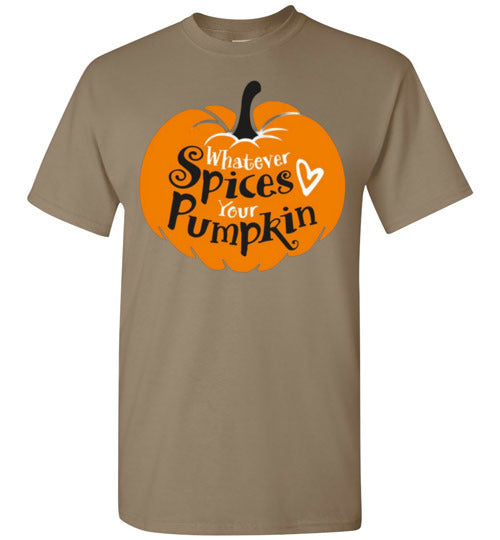 Whatever Spices Your Pimpkin Tee Shirt Graphic T-Shirt Top
