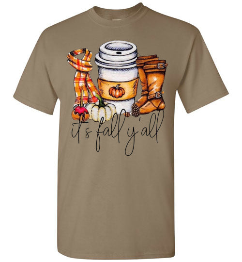 It's Fall Ya'll Graphic Tee Shirt Top