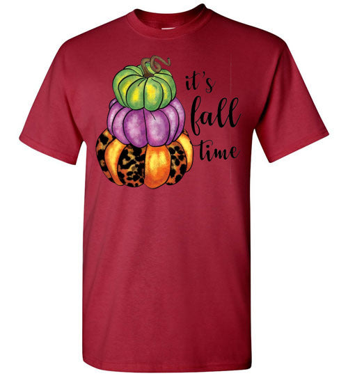 It's Fall Time Tee Shirt Pumpkin Top T-Shirt
