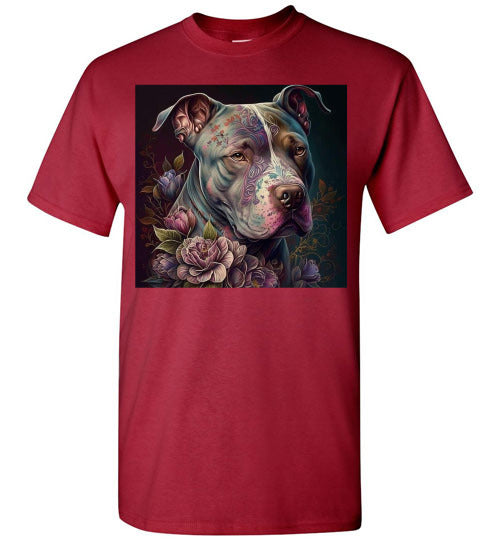 Pit Bull Dog Graphic Tee Shirt Top T-Shirt