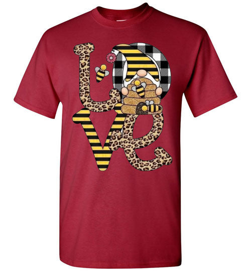 Love Bee Hive Tee Shirt Top T-Shirt