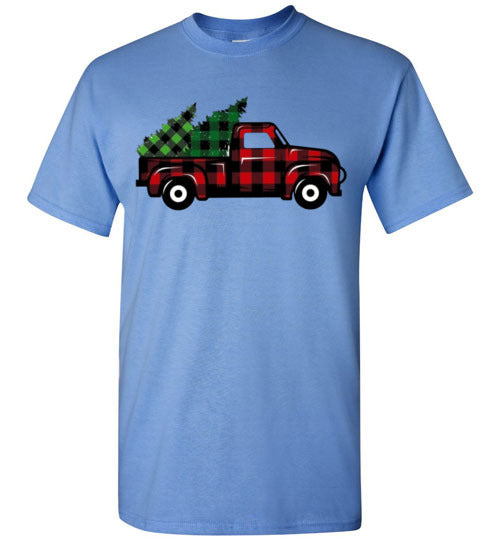Buffalo Check Old Truck Tee Shirt Top T-Shirt