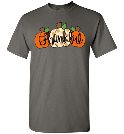 Thankful Pumpkins Graphic Tee Shirt Top