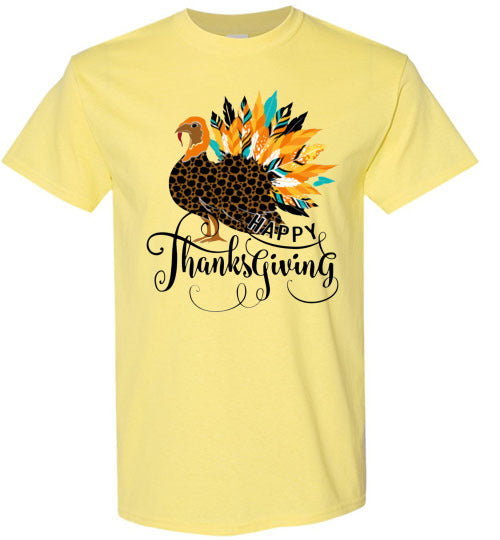 Thanksgiving Fall Turkey Tee Shirt Top T-Shirt