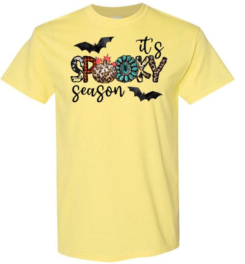 It's Spooky Season Halloween Bat Tee Shirt Top T-Shirt