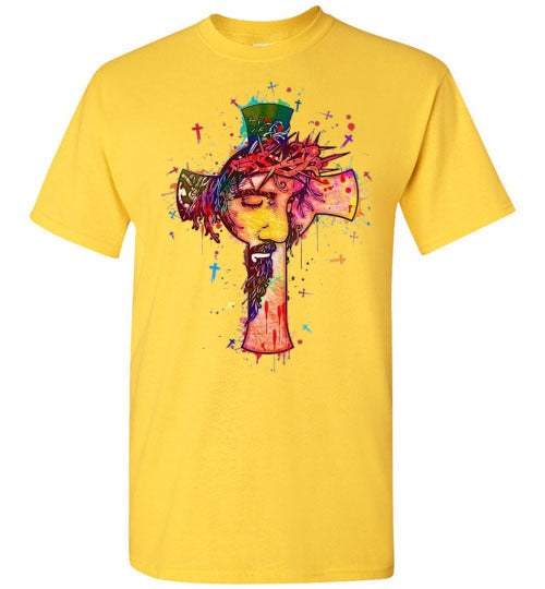 Christian Cross Jesus Tee Shirt Top T-Shirt
