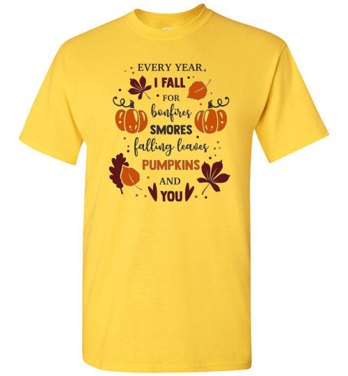 Fall Autumn Graphic Tee Shirt Top