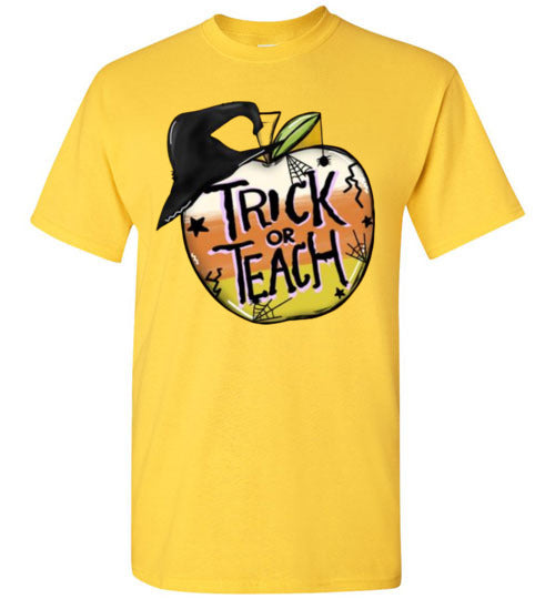Trick Or Teach Graphic Tee Shirt Top T-Shirt