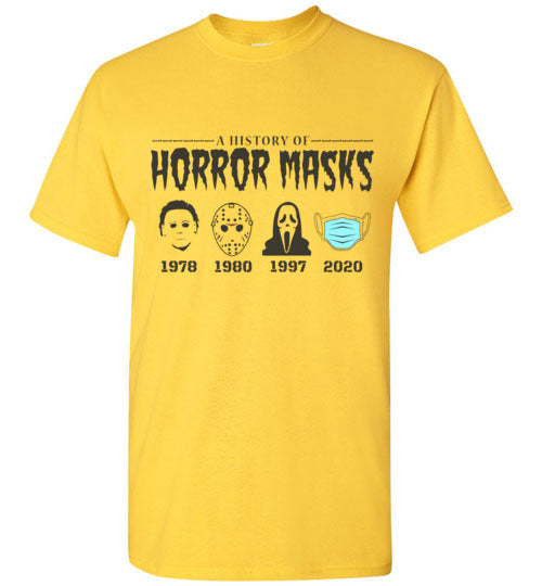 Horror Mask Funny Tee Shirt Top T-shirt