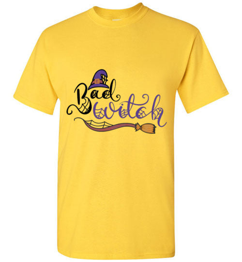 Bad Witch Halloween Tee Shirt Top T-Shirt