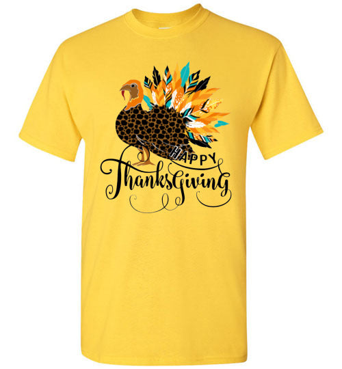 Thanksgiving Fall Turkey Tee Shirt Top T-Shirt