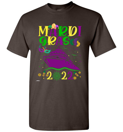 Mardi Gras 2022 Cruise Graphic Tee Shirt Top