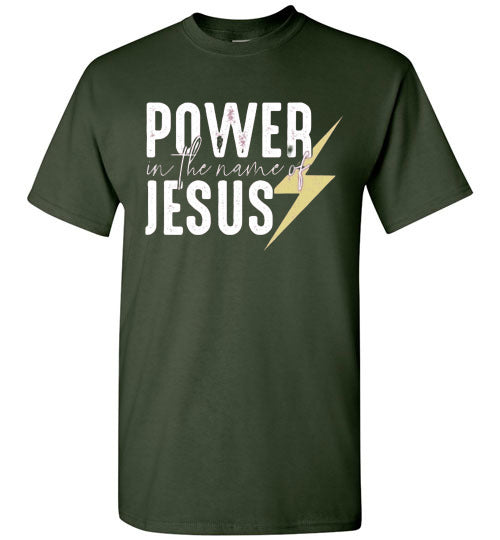 Power In The Name Of Jesus Christian Tee Shirt Top