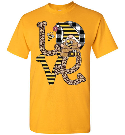Love Bee Hive Tee Shirt Top T-Shirt
