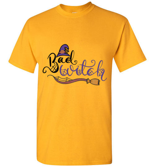 Bad Witch Halloween Tee Shirt Top T-Shirt