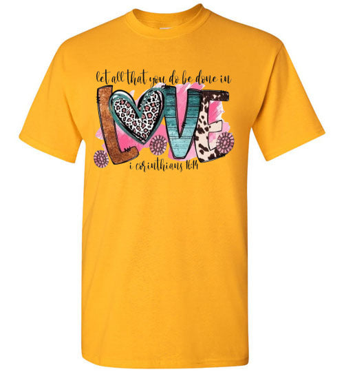 Love Christian Faith Tee Shirt Top T-Shirt