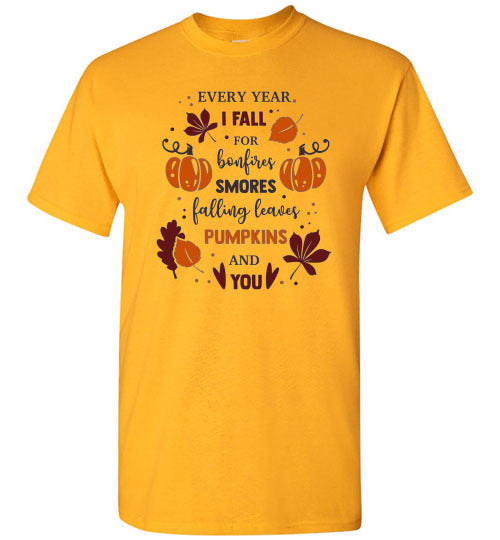 Fall Autumn Graphic Tee Shirt Top