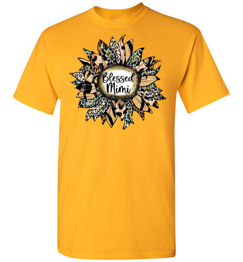 Blessed Mimi Grandmother Grandma Tee Shirt Top T-Shirt
