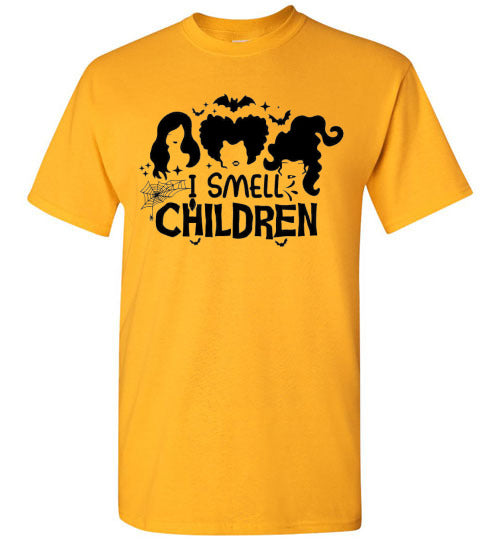 I Smell Children Halloween Witch Graphic Tee Shirt Top