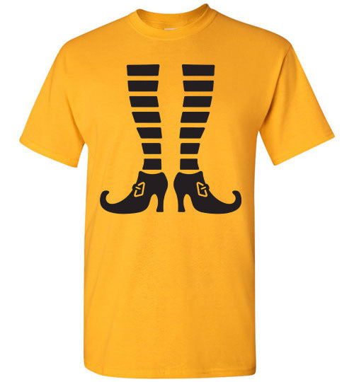 Witch Legs Halloween Tee Shirt Top T-SHirt