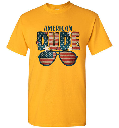 American Dude Patriotic American Tee Shirt Top 32895