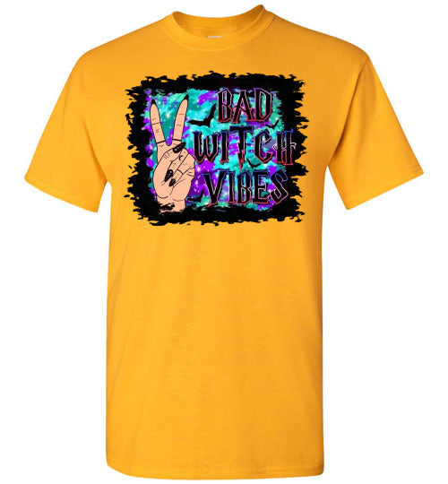 Bad Witch Vibes Halloween Tee Shirt Top T-Shirt