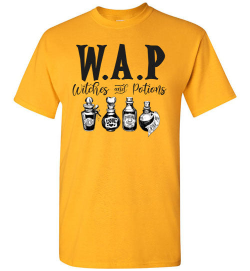 W.A.P. Witches and Potions Halloween Tee Shirt Top T-Shirt WAP