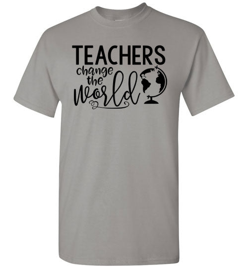 Teachers Change The World Tee Shirt Top T-Shirt