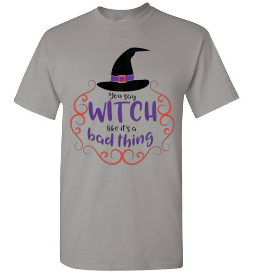 Bad Thing Witch Fall Halloween Tee Shirt Top T-shirt