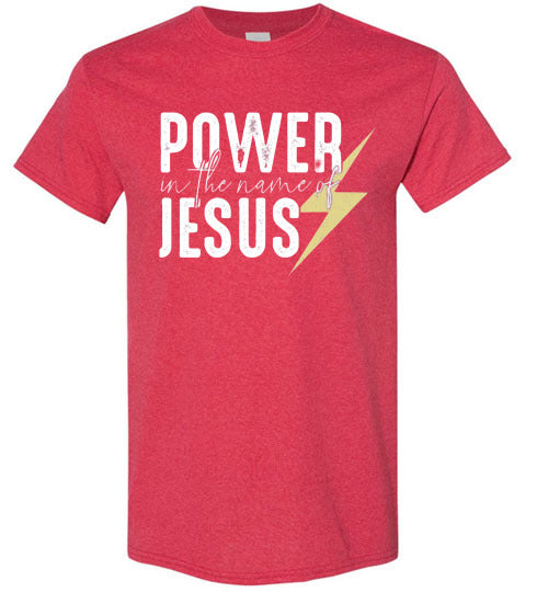Power In The Name Of Jesus Christian Tee Shirt Top