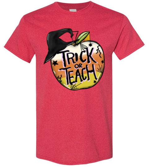 Trick Or Teach Graphic Tee Shirt Top T-Shirt