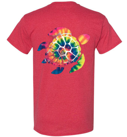 Tie Dye Turtle Tee Shirt Top T-Shirt