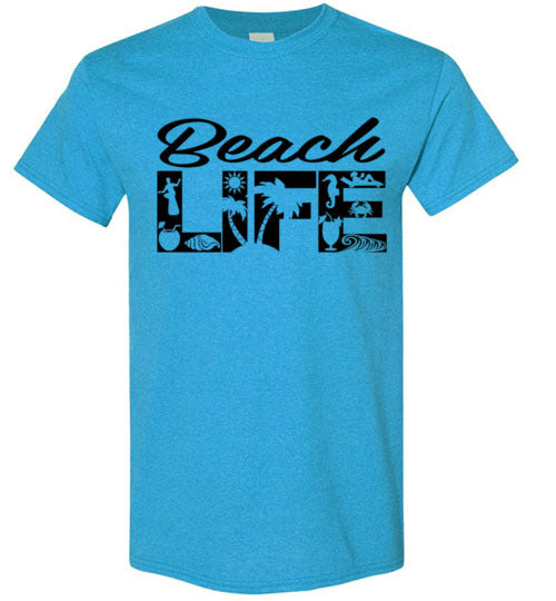 Beach Life Tee Shirt Top T-Shirt