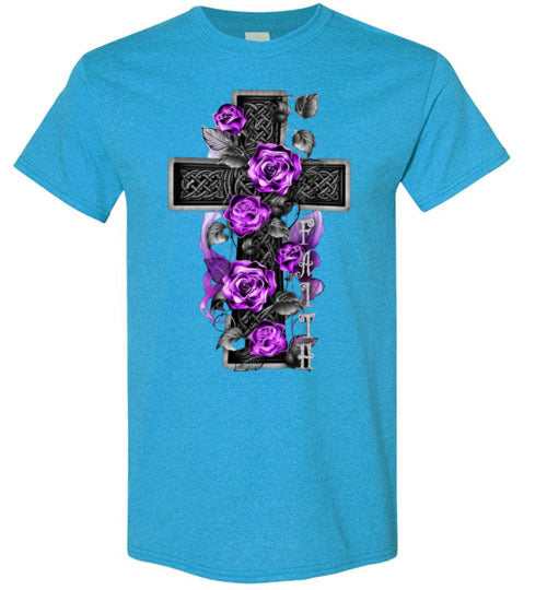 Cross Faith Christian Tee Shirt Top T-Shirt